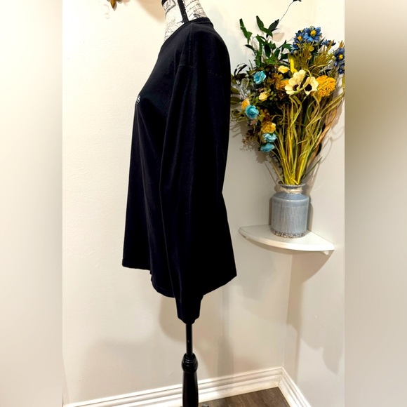 Vans Classic Fit Black Long Sleeve Men's Shirt size Medium/ skate sessions/ - Picture 2 of 6